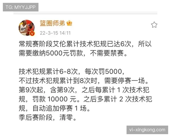 累计犯规判定标准与停赛处罚一眼明白
